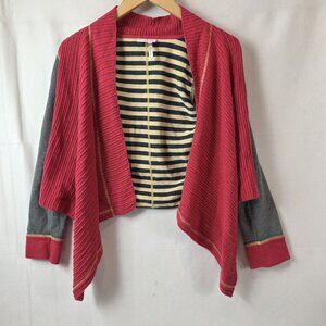 Matilda Jane 435 Make Believe Sleigh All Day Sweater Girls Size 12 Open Cardigan
